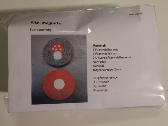 Picture of Bastelpackung Pilz-Magnete